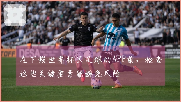 在下载世界杯买足球的APP前，检查这些关键要素能避免风险